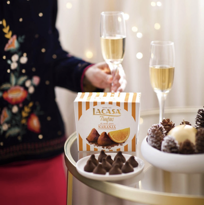 Trufas Al Cacao Naranja